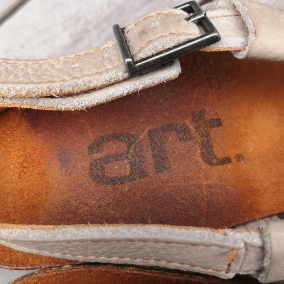 Art by The Art Company leather wedge sandals - Picture 7 of 15